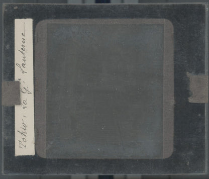 Tokyo, Japon, photo plaque de verre, noir & blanc, positif 8,5x10 cm