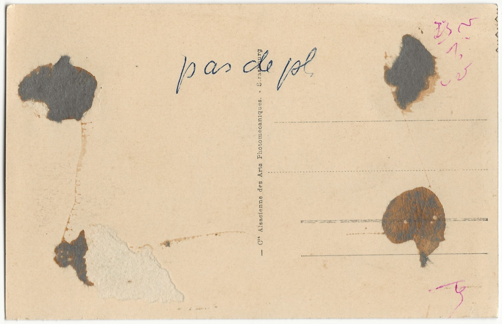 Plaque verre photo, négatif noir & blanc 9x14 cm, Menton Garavan, carte postale