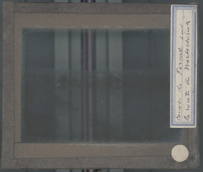 Nertchinsk, Bouriates, photo plaque verre, noir & blanc, positif 8,5x10 cm