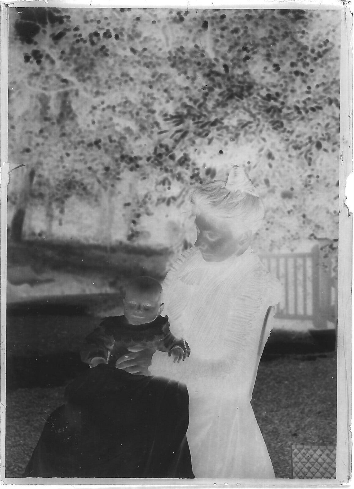 Bailly, France, château, photos plaque de verre, lot de 10 négatifs 6x9 cm