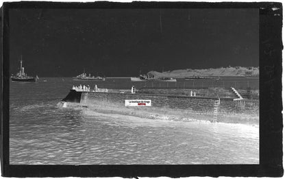 Saint-Jean-de-Luz, bateaux, photos plaque de verre, lot de 5 négatifs 9x14 cm