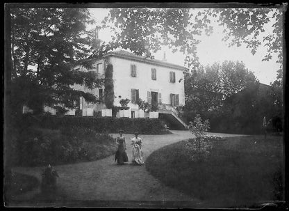 Bailly, Luchon, campagne, photos plaque de verre, lot de 10 négatifs 6x9 cm