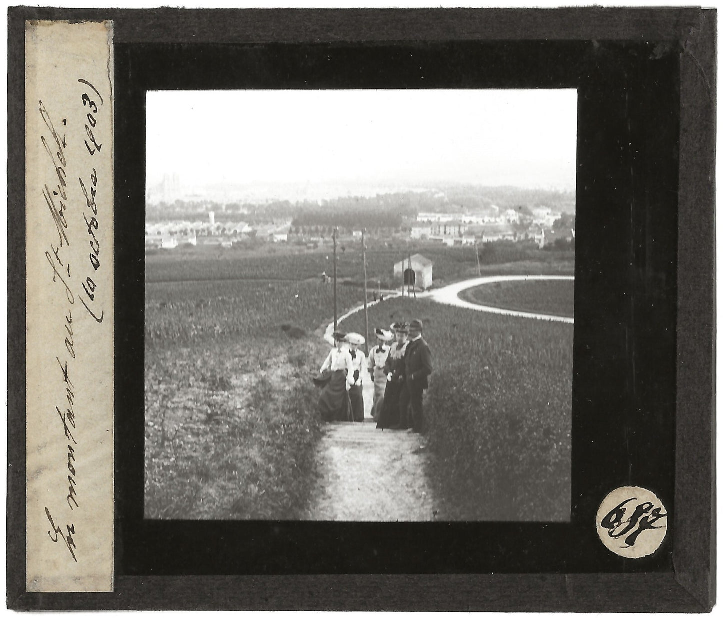 Mont Saint-Michel, Toul, 1903, photo plaque de verre, positif 8,5x10 cm