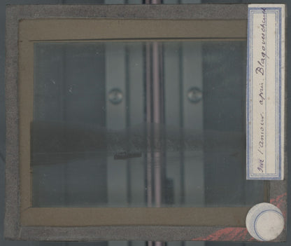 Blagovechtchensk, Russie, photo plaque verre, noir & blanc, positif 8,5x10 cm