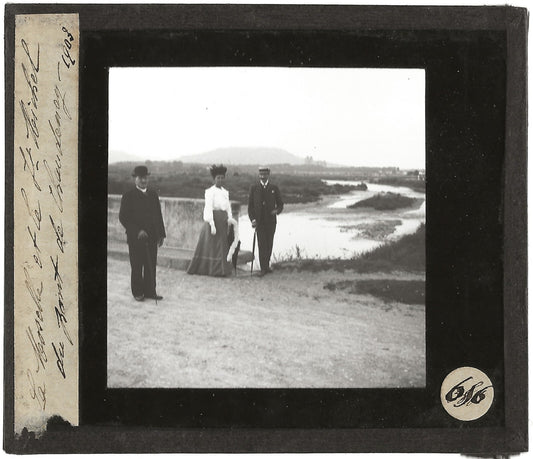 Moselle, Chaudeney-sur-Moselle, 1903, photo plaque de verre, positif 8,5x10 cm