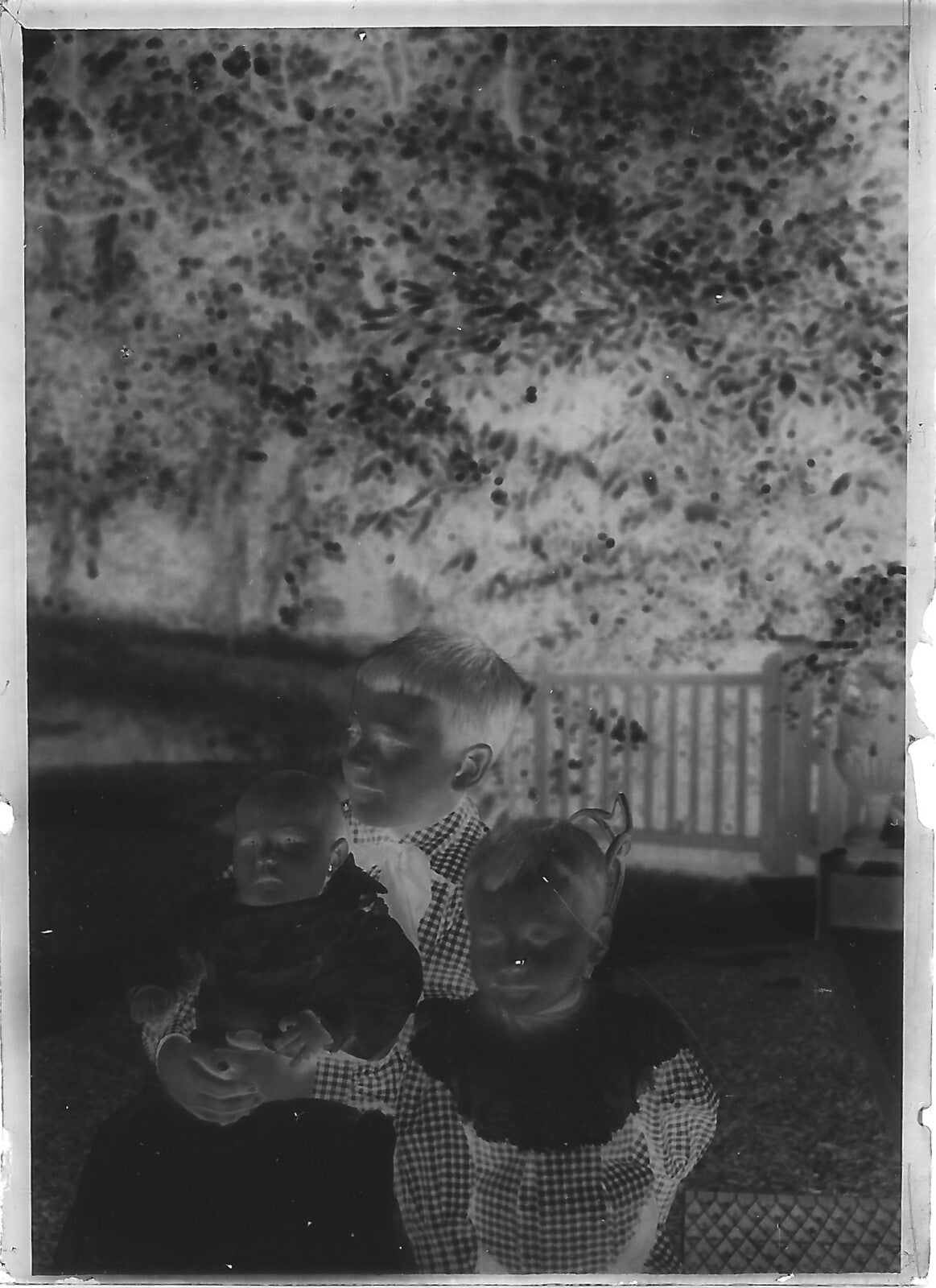 Bailly, France, château, photos plaque de verre, lot de 10 négatifs 6x9 cm