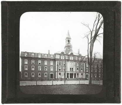 Pères du Très-Saint-Sacrement, Montréal, photo plaque verre, positif 8,5x10 cm