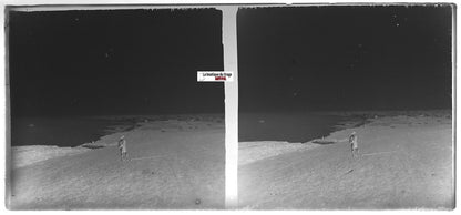 Boulogne-sur-Mer, Plaque verre photo stéréo, négatif noir & blanc 6x13 cm