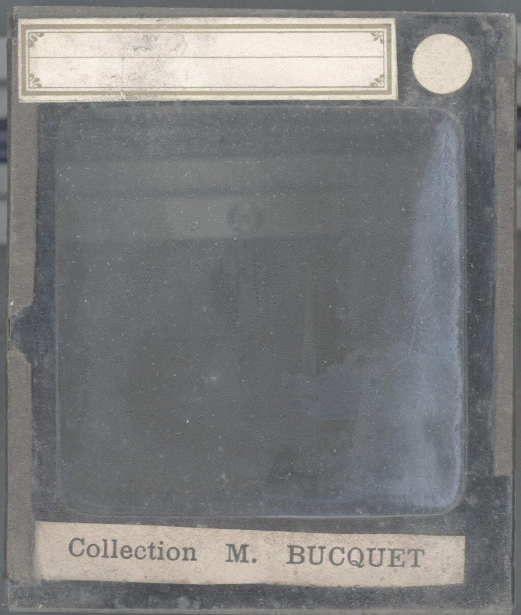 Mers-les-Bains, plage, Somme, photo ancienne plaque verre, positif 8,5x10 cm