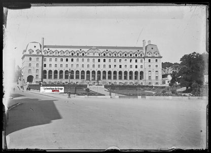 Rennes, Palais Saint-Georges, Plaque verre photo, négatif noir & blanc 6x9 cm