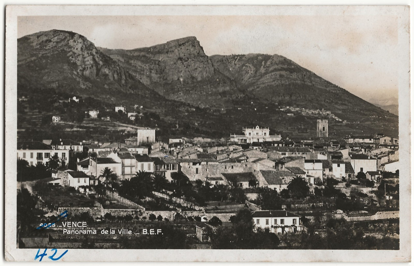 Vence, France Provence, photos anciennes plaque verre, lot de 5 négatifs 9x14 cm