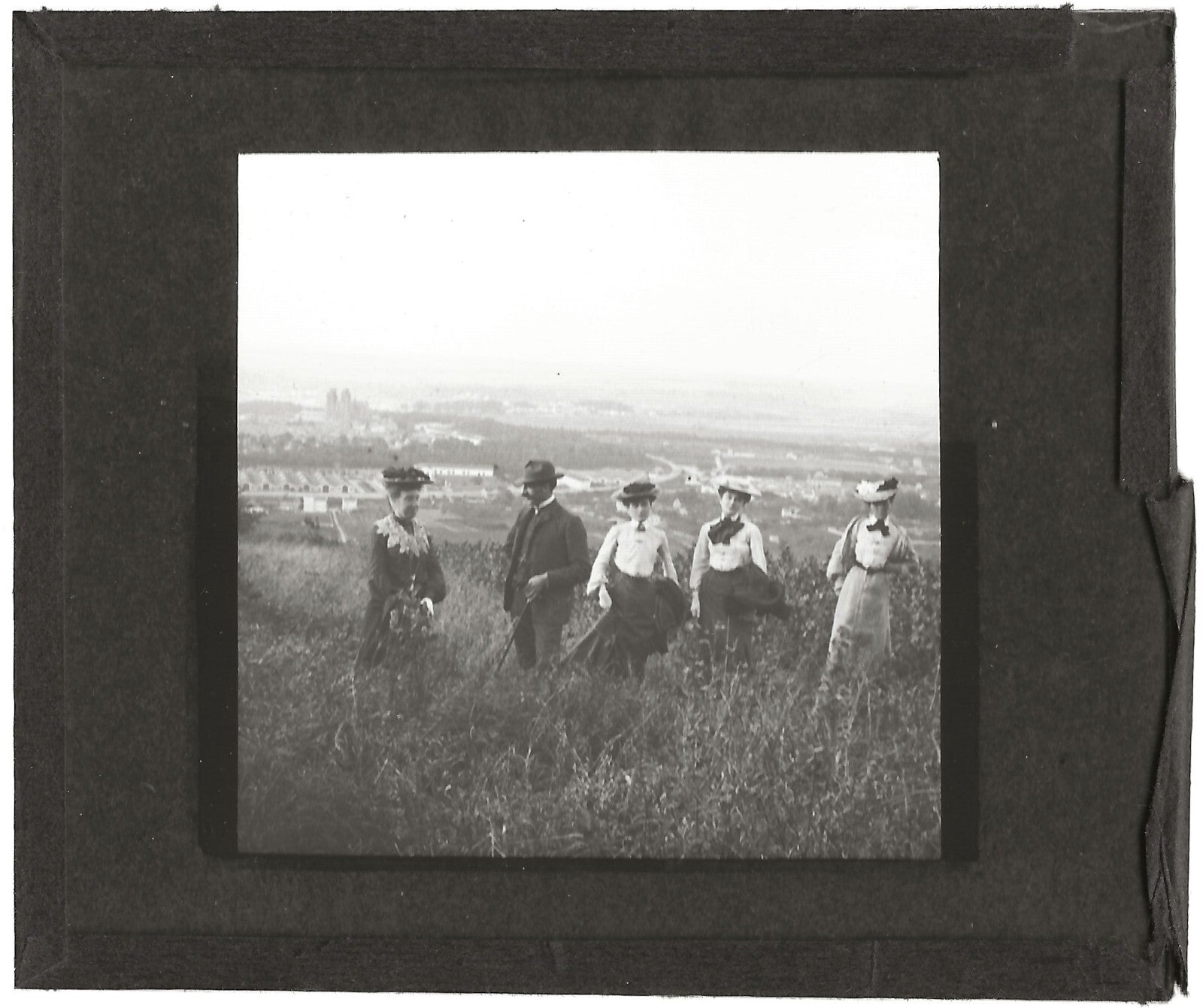 Mont Saint-Michel, Toul, 1903, photo plaque de verre, positif 8,5x10 cm