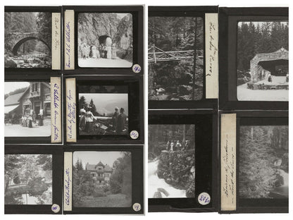 Vosges, Gérardmer, photos anciennes plaques de verre, lot 10 positifs 8,5x10 cm