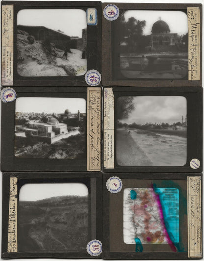 Jérusalem, Palestine, photos plaques de verre, lot 10 positifs 8,5x10 cm