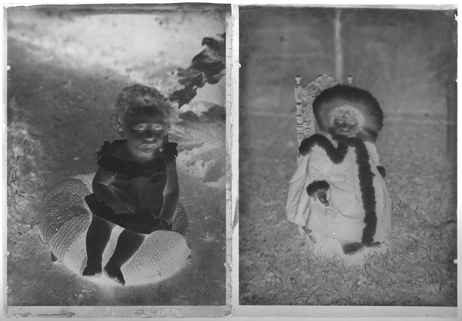 Personnages, photos anciennes plaque de verre, lot de 10 négatifs 13x18 cm