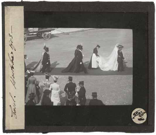 Meurthe-et-Moselle mariage, Toul, 1903, photo plaque de verre, positif 8,5x10 cm