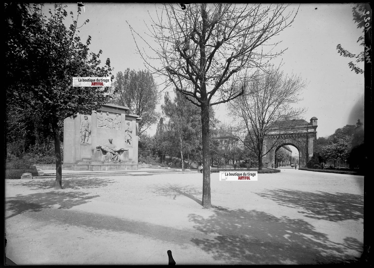 Metz Moselle Lorraine, photos plaque de verre, lot de 5 négatifs 13x18 cm