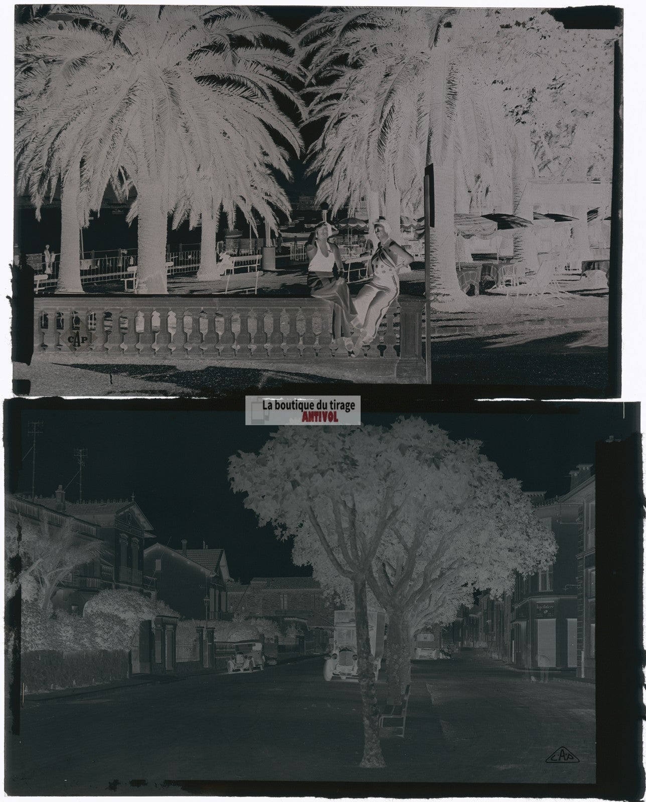 Sainte-Maxime, bateaux, photos plaque de verre, lot de 5 négatifs 9x14 cm