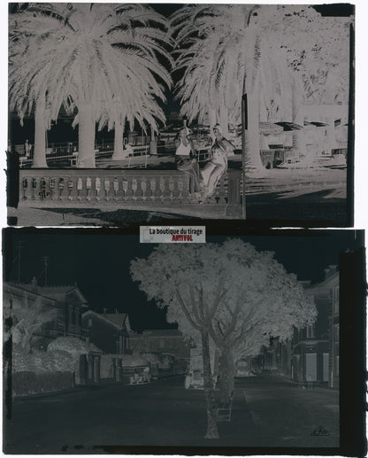 Sainte-Maxime, bateaux, photos plaque de verre, lot de 5 négatifs 9x14 cm