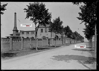 Camp Bitche, soldats guerre, photos plaque de verre, lot de 5 négatifs 13x18 cm