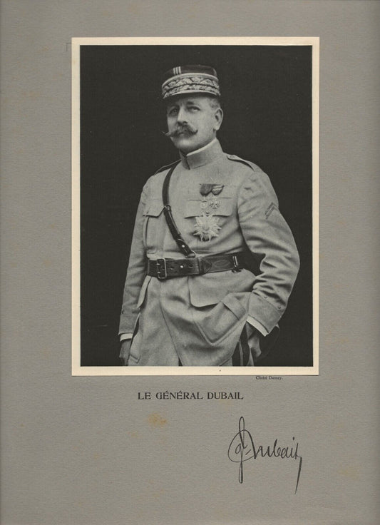 Photo ancienne, portrait militaire général Dubail, cliché Demay, France