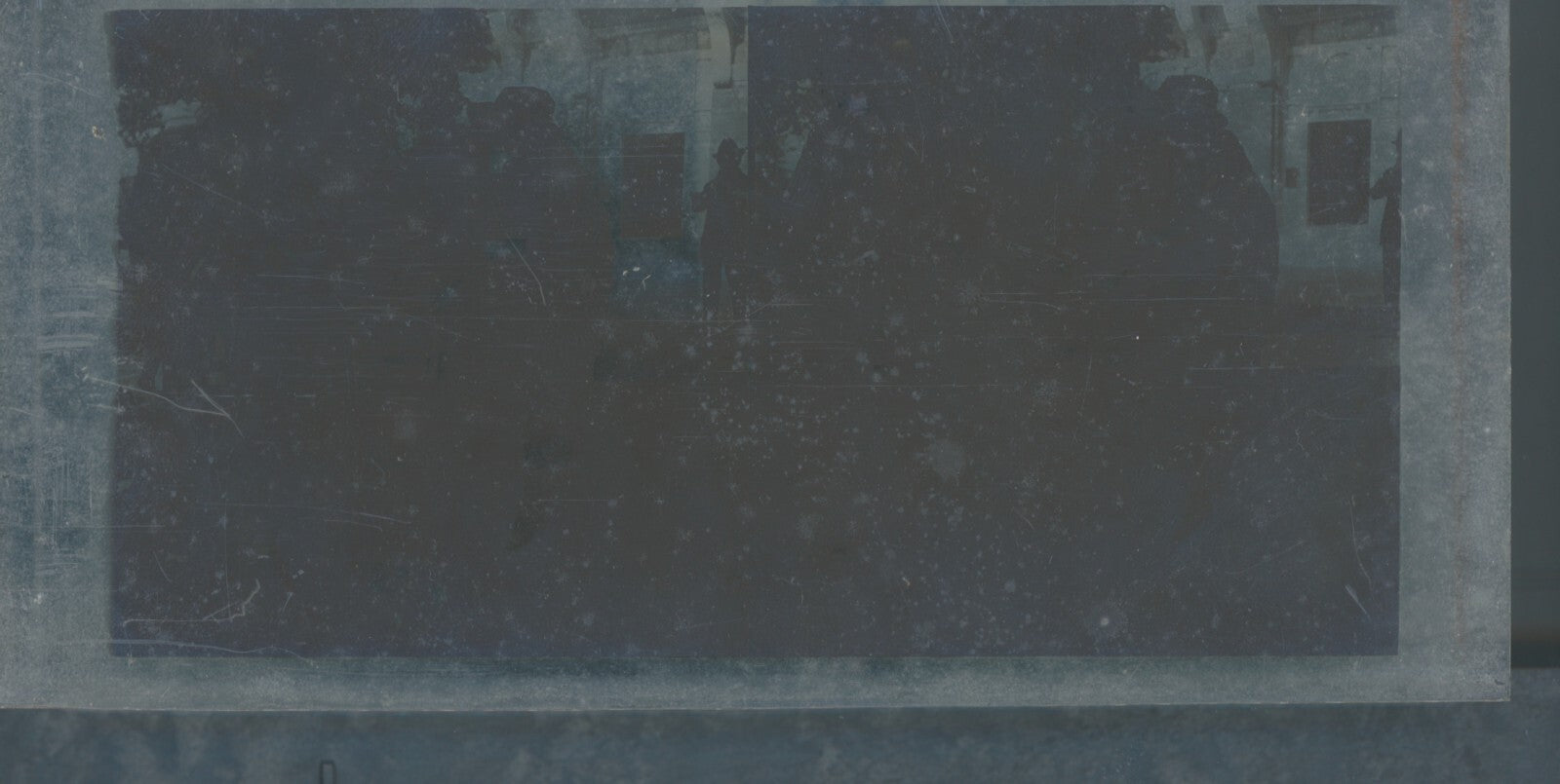 Hippodrome de Longchamp, Paris, stéréoscopie plaque verre, positif 8,5x17 cm