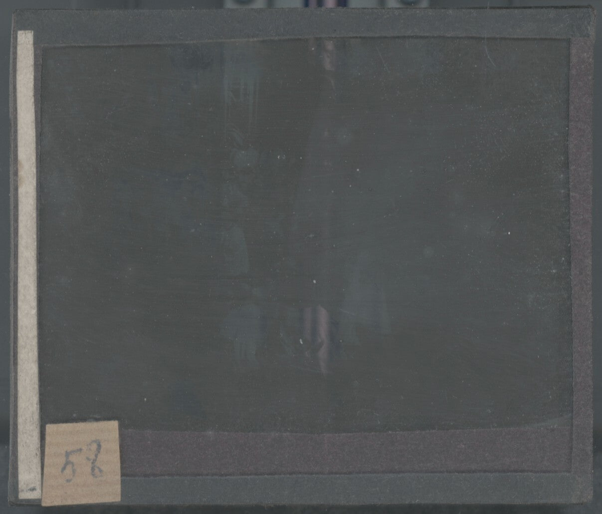 Photo groupe, regligion, photo ancienne plaque de verre, positif 8,5x10 cm