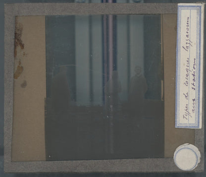 Peuple Cosaque, Russie, photo plaque verre, noir & blanc, positif 8,5x10 cm