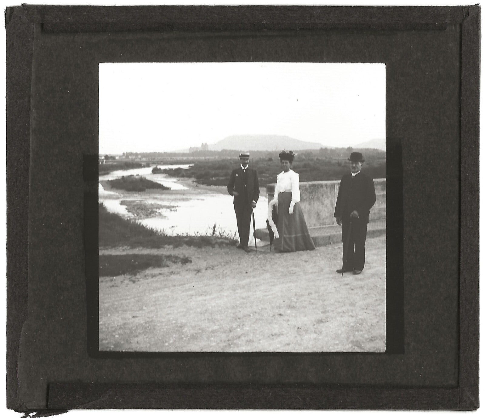 Moselle, Chaudeney-sur-Moselle, 1903, photo plaque de verre, positif 8,5x10 cm