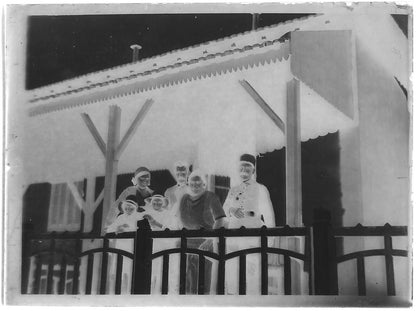 Plaque verre photo ancienne noir et blanc négatif 9x12 cm famille soldat glass 