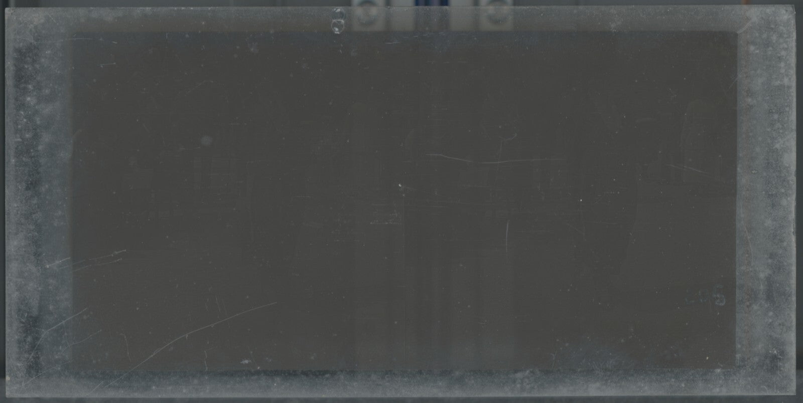 Hippodrome de Longchamp, Paris, plaque verre stéréoscopique, positif 8,5x17 cm