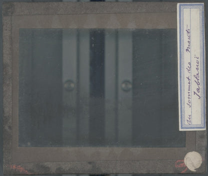 Iablonoï, Russie, peuple, photo plaque verre, noir & blanc, positif 8,5x10 cm