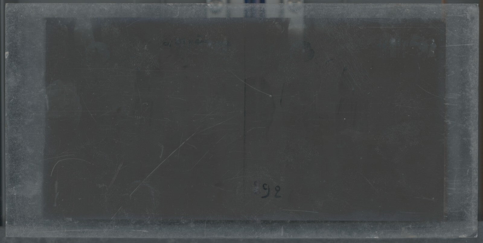 Hippodrome de Longchamp, Paris, plaque verre stéréoscopique, positif 8,5x17 cm