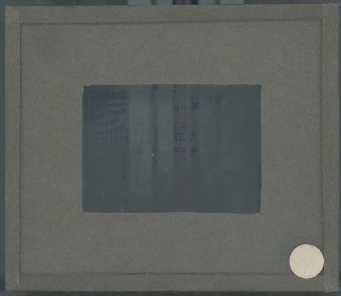 Yokohama, Japon, temple, photo plaque verre, noir & blanc, positif 8,5x10 cm