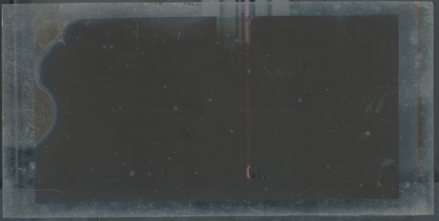 Hippodrome de Longchamp, Paris, plaque verre stéréoscopique, positif 8,5x17 cm