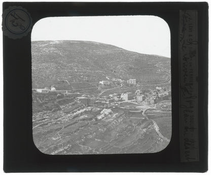 Couvent Saint-Jean-du-Désert, photo ancienne plaque de verre, positif 8,5x10 cm
