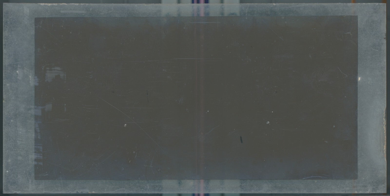 Scène de vie, Longchamp, Paris, plaque verre stéréoscopique, positif 8,5x17 cm