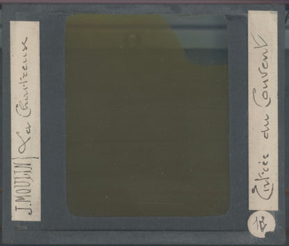 Grande Chartreuse, photo J. Moulin, plaque verre, couleur, positif 8,5x10 cm