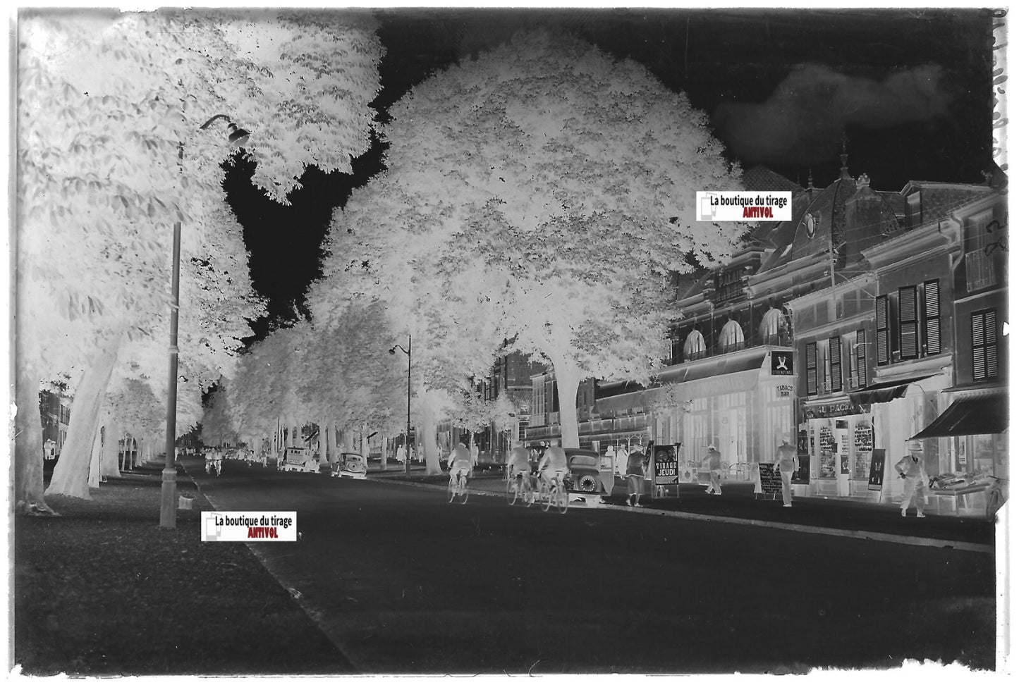 Plaque verre photo négatif noir & blanc 10x15 cm, Charleville-Mézières, Briand