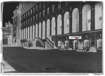 Rennes, Palais Saint-Georges, Plaque verre photo, négatif noir & blanc 6x9 cm