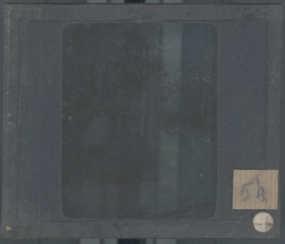 Rouen Place du Vieux-Marché, photo plaque verre, noir & blanc, positif 8,5x10 cm