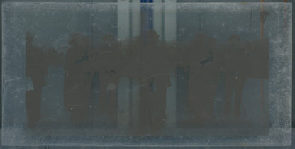 Hippodrome de Longchamp, Paris, stéréoscopie plaque verre, positif 8,5x17 cm