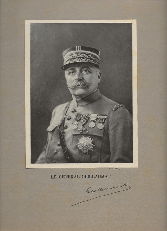 Photo ancienne, portrait militaire général Guillaumat, cliché Melcy, France