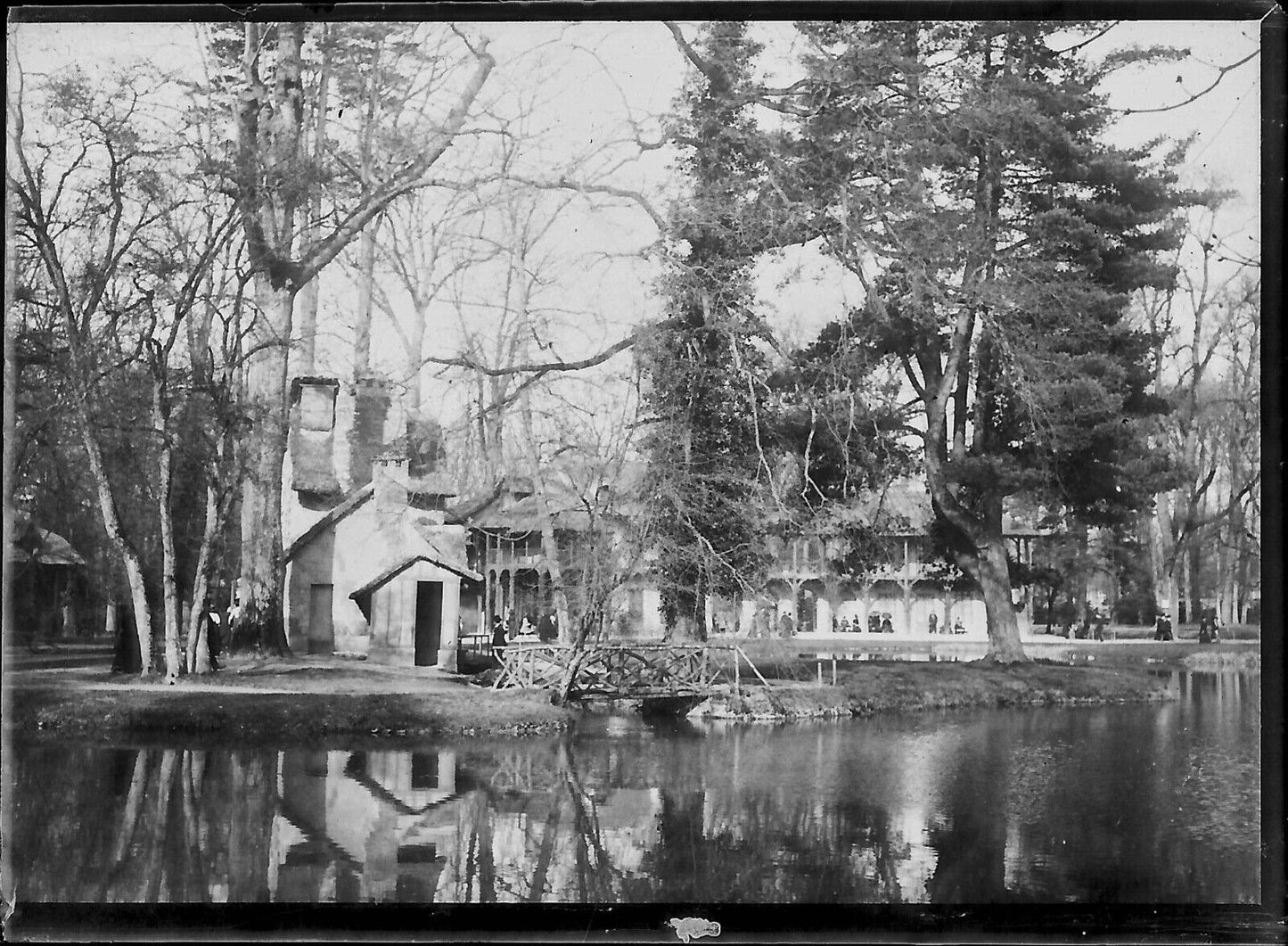 Trianon Versailles, château, photos plaque de verre, lot de 10 négatifs 6x9 cm