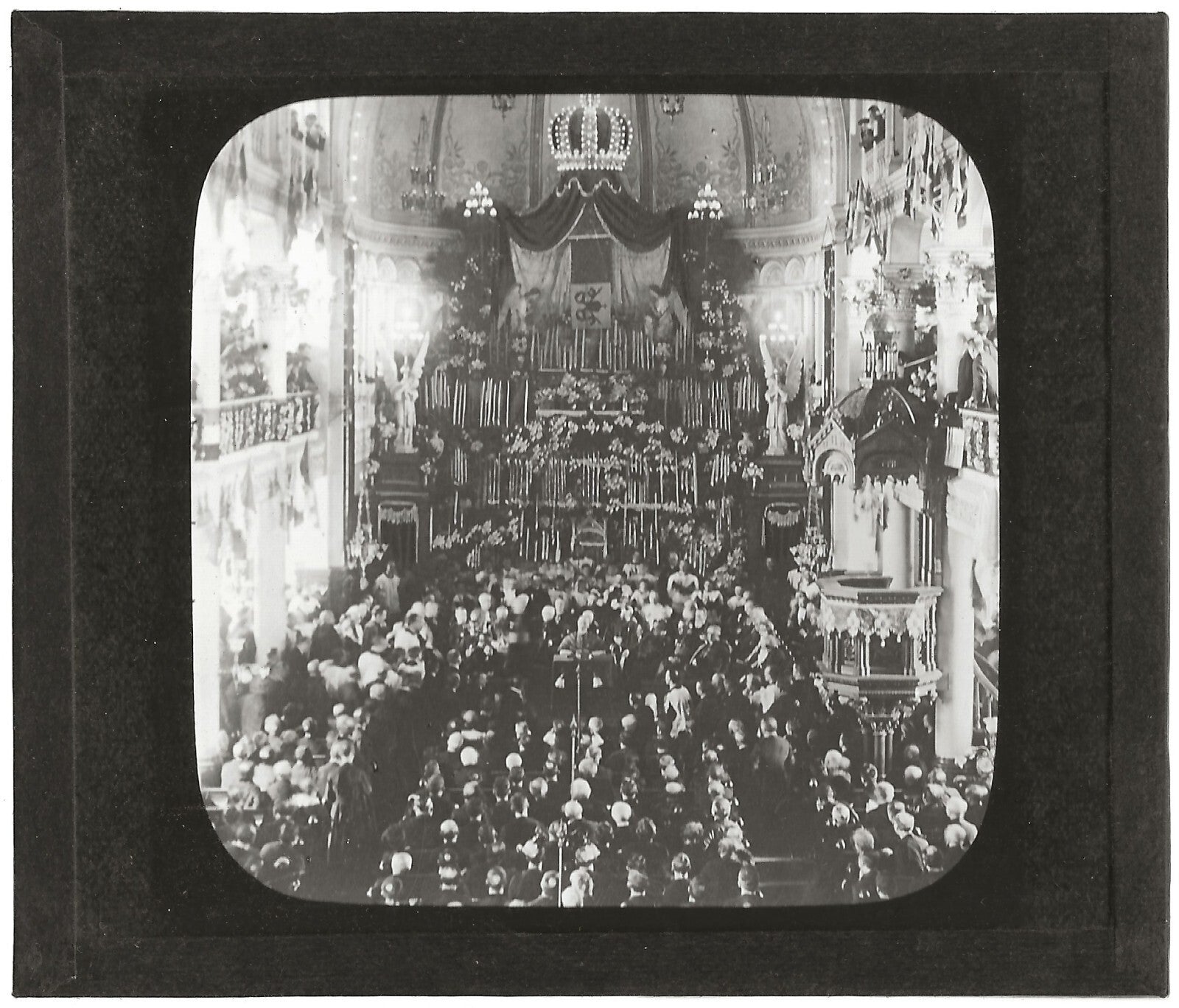 Canada, Congrès Montréal, photo ancienne plaque de verre, positif 8,5x10 cm