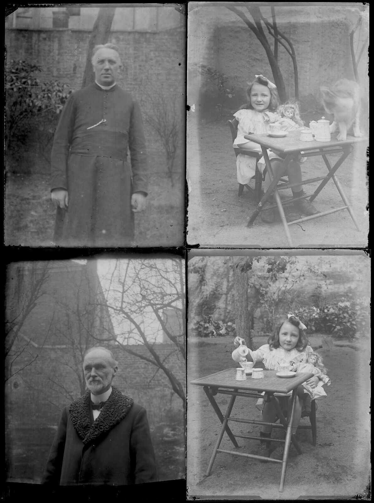 Belgique, famille, enfants, photo plaque verre, lot de 19 négatifs 9x12 cm