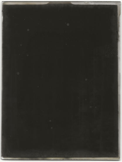 Gengenbach, forêt neige, Plaque verre photo, négatif ancien noir & blanc 9x12 cm