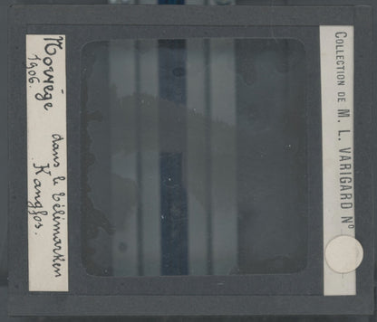 Telemark, Norvège, photo plaque de verre, noir & blanc, positif 8,5x10 cm