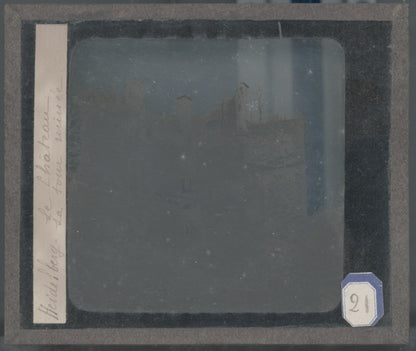 Château de Heidelberg, Allemagne, photo plaque verre, positif 8,5x10 cm