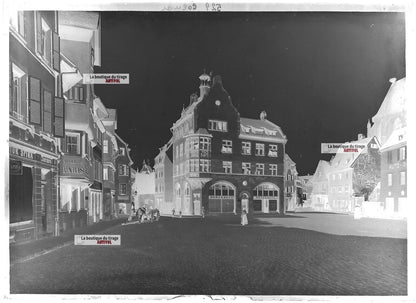 Colmar Centre-ville, France, photos plaque de verre, lot de 5 négatifs 13x18 cm